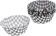 SECFOU 100pcs Muffin Liners Holders Oil Baking Cups Cupcake Wrappers for Parties Birthdays and Events Food Grade Paper High Temperature Resistant Convenient and Practical