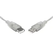 8ware High Speed USB 2.0 A to A Male to Female Extension Cable - 1m (UC-2001AAE)
