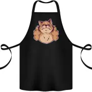 Grumpy Cat Finger Flip Offensive Funny Cotton Apron 100% Organic