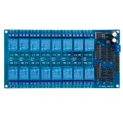 2Pcs 12V 16CH Channel Relay Module With Optocoupler For PIC AVR DSP ARM