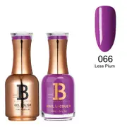 Billionaire Gel Polish UV LED & Nail Lacquer Duo 066 Less Plum 15ml