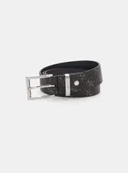 GUESS Men's Black Vezzola Reversible Dress Belt Size: Small