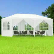 3x6m Gazebo ALFORDSON Marquee Outdoor Party Tent Camping Portable Side Wall White