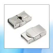 Crimp Jaw Hook Watch Band Clasp - Stainless Steel Fold Over Clasp for Bracelet