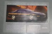 Pontiac Firebird Vintage Print Ad 1993 16x11 Great To Frame