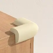 Taoluwin 10Pcs Corner Protector, Edge and Corner Protector Baby Proofing, Thick NBR Safety Bumper Strips with Adhesive, Easy-Clean Furniture Guards for Tables, Cabinets, Counters (Beige)