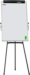 HAND IN HAND Easel Whiteboard - Magnetic Portable Dry Erase Easel Board, Tripod Whiteboard Height Adjustable for Office or Teaching at Home & Classroom 600x905mm