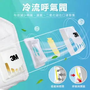 《精準儀錶》魚嘴型口罩 成人立體口罩 成人口罩 MIT-3M9501V+ 3M防塵口罩 批發 白色 防護口罩25入優惠價