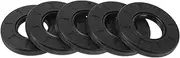 X AUTOHAUX Universal Oil Seal TG4 Lip Seal Ring Rotary Shaft Seal 30x62x8mm High Pressure NBR Rubber Black 5 Pcs