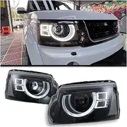 Car Lights Compatible For Land Rover Discovery 4 Headlight 2010-2017 LED Projector Headlamps Turn Signal Car Styling Auto Parts(For 2014-2017)