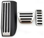 Foot Brake Pedal Cover for L405 2012~2022 2016 Gas Fuel Accelerator Brake No Drilling Restfoot Pedal Cover Pads