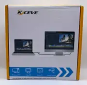 KVM Switch Two Monitors Displayport USB 3.0 HDMI & 4K. NEW FREE SHIPPING