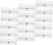 [JEWEDECO] 15pcs Plastic Sunglasses Protective Case Transparent Glasses Case Protector Container Clear Uv Eyeglasses Eyeglass Large Trendy Women Travel Sunglasses Glasses Multiple Sun Plastic