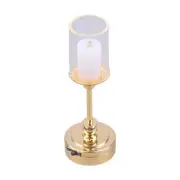 Metal Base Miniature Table Lamp for 1/12 Dollhouses Enthusiasts and Collector