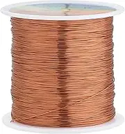 328 Feet Tarnish Resistant Copper Wires 26 Gauge Jewelry Craft Wires Beading Wire for Jewelry Making, Wire Wrapping and Crafting(Copper)