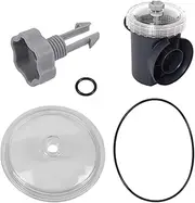 Pool Trap,Swimming Pool Pump with Valve and -Rings - Trap, Filter Container Pool Pump Covers for Pool and Spa Pumps