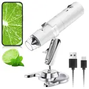 Wireless Digital Microscope, 50X-1000X Magnification WiFi Pocket Handheld Mic...