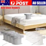 4Pcs Non-slip Bed Sheet Clips Anti-Slip Sheet Holders Grippers Quilt Fixing Tool