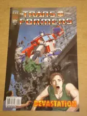 TRANSFORMERS DEVASTATION #4 COVER A 2007 IDW E.J. SU