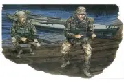 dragon 1/35 current Igi squirrel army special boat unit SBS w/kayak plastic mode