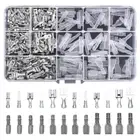 540pc Electrical Spades Connector Set with Insulating Sleeves for Wiring