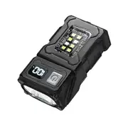 MINI USB Rechargeable LED Flashlight Portable Tail Magnet Flashlight Bright Camping Lantern Side COB Emergency Light