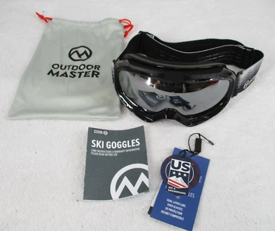 Outdoor Master OTG Ski & Snowboard Goggles Dual Layer Lens UV Protection