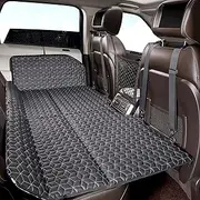 Non-Inflatable Car Bed Mattress,Double-Sided Folding,Portable Back Seat, Travel Camping Mattress for Sleeping(Dinosaur World), for SUV