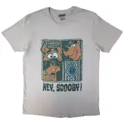 Scooby Doo Hey Scooby! T-Shirt Grey New