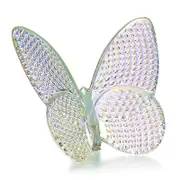 Baccarat 2.5 Lucky Crystal Butterfly in Iridescent Diamant