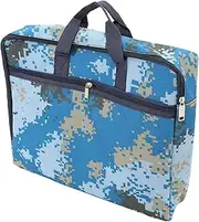 Happyyami Camouflage Business Briefcase Lightweight Laptop Carrying Bag for Travel Versatile Storage Pouch with Handle for Work Leisure Business Meetings