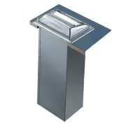 San Jamar Carlisle H2001XC InCounter Fullfold Chrome Napkin Dispenser