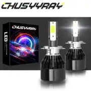 For Smart Fortwo 2008-2015 Super White H7 LED Headlight High/Low Beam Bulbs 2x