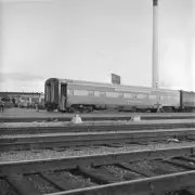 Atchison Topeka Santa Fe Pullman Sleeping Car 'Blue Heron' Railway OLD PHOTO