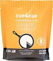 Cup4Cup Cornbread Mix, 0.88 Pounds, Certified Gluten Free, Dairy Free, Non-GMO, Kosher, Made in the USA