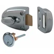 Lockwood - 200 Narrow Stile Streamlatch - Satin or Polished Chrome