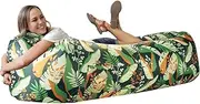 Wekapo Inflatable Lounger Air Sofa Hammock-Portable,Water Proof& Anti-Air Leaking Design-Ideal Couch for Backyard Lakeside Beach Traveling Camping Picnics & Music Festivals Camping Compression Sacks