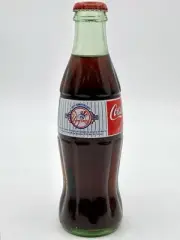 Vtg Coca-Cola 1903-2003 Yankees 100th Anniversary Full Glass Coke Bottle
