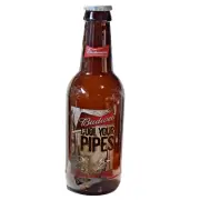 Budweiser Bottle 15" Collectible Pitcher Bank Cool Your Pipes!