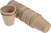 KONTONTY 40Pcs Paper Pulp Plant Germination Cups Nursery Planter Cups for Seedling Starter Lightweight Durable for Flowers and Vegetables