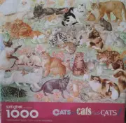 Puzzle Hallmark Springbok 1000 pc "Cats Cats Cats" 24" x 30" sealed