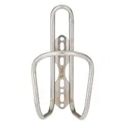 Wolf Tooth Morse Bottle Cage Titanium Silver | Standard Bolt-On