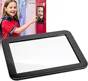 2 Locker Magnetic - Rectangular Magnetic | Small Real Glass, Essentials for Girls Boys Bathroom, School Lockers, Drawers,
