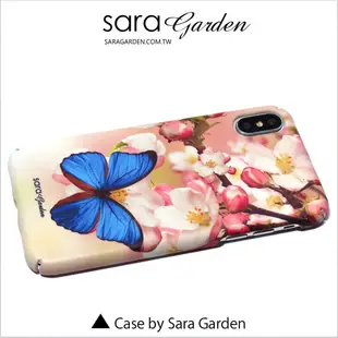 【Sara Garden】客製化 全包覆 硬殼 Samsung 三星 S8+ S8plus 手機殼 保護殼 蝴蝶粉嫩碎花