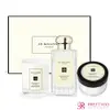 Jo Malone 英國梨與小蒼蘭三件組禮盒(香水100ml+蠟燭60g+乳霜50ml)-國際航空版【美麗購】