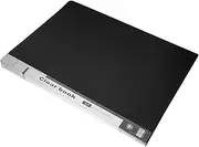 TEHAUX Document Storage Folder Plastic Binder Sleeves High Capacity Portfolio Book Art Presentation Binder Pockets (Black)
