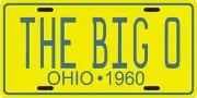 Oscar Robertson Cincinnati Royals 1960 OH License Plate