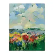 Artey | Green Meadow II - Stretched Canvas - Stretched Canvas - 90 x 120cm