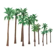 Palm Tree Cake Topper or Model Train Landscape (Set Of 12) 4 Sizes