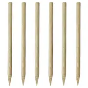 Fence Posts 6 pcs Wood 170 cm vidaXL